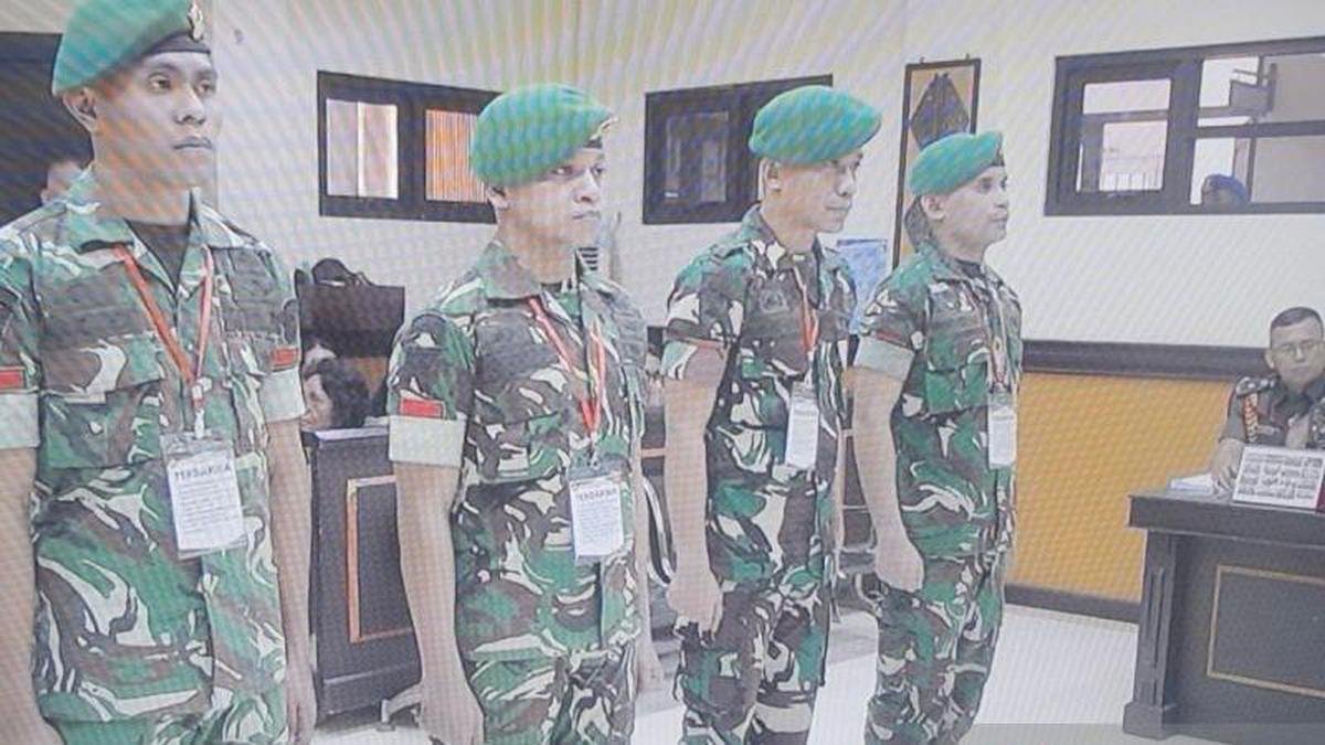 4 Prajurit Divonis 6,5 Tahun Penjara Atas Kasus Penganiayaan Prada Lucky