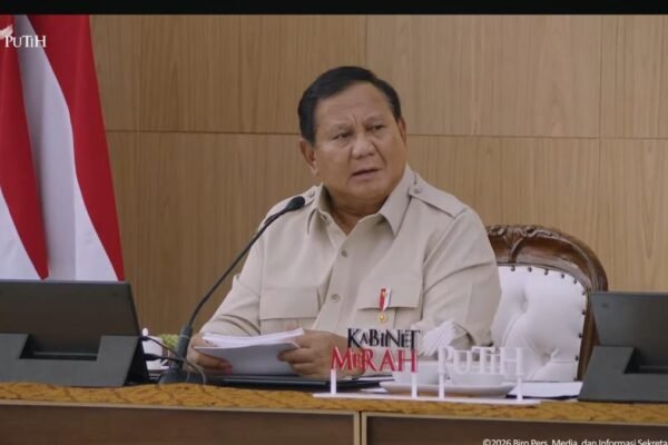 Prabowo Jelaskan Alasan Retret Awal Tahun Kabinet di Hambalang