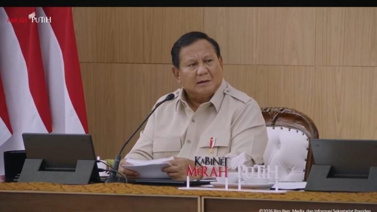 Prabowo Jelaskan Alasan Retret Awal Tahun Kabinet di Hambalang